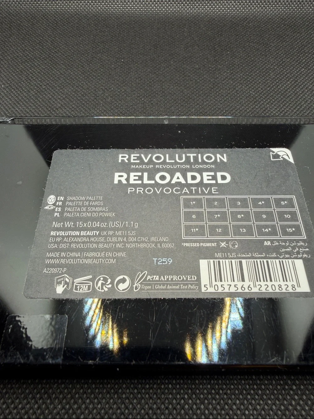 Makeup revolution reloaded provocative palette NEW